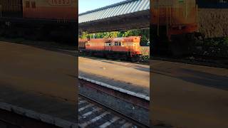 ERS liveried Orange TNP WDM3A shunts Rockfort express shorts wdm3a indianrailways viralshorts [upl. by Hirsch]