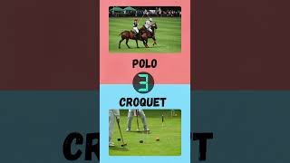 Polo vs Croquet – Which Game Would You Play 🐴🥏 epicchoice Shorts [upl. by Eppesuig]