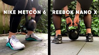 Nike Metcon 6 vs Reebok Nano X [upl. by Denten]