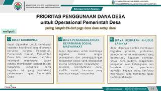 DPMK Kabupaten JayapuraPedoman Prioritas Penggunaan DD Tahun 2023 [upl. by Crystal]