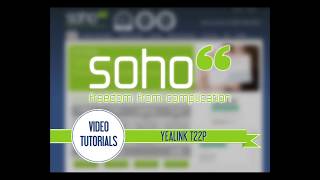 SOHO66 TUTORIAL  Yealink T22P [upl. by Varden]