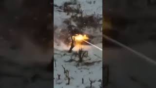 US Bradley Tank Destroys Russian T90 [upl. by Adnot622]