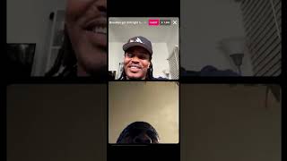 KAY GLIZZ CIGGY BLACC BMG UPPERCLASS IG LIVE POLITICKING 😱😱 [upl. by Retsae]