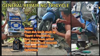 GENERAL REPAIR SA TRICYCLE NI ESMI  LATERO  WELDING  MECHANICS [upl. by Neau]