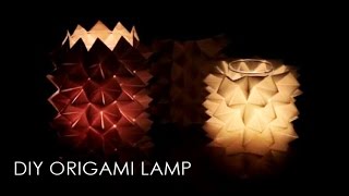 DIY Origami Lampe [upl. by Stark570]