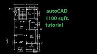 autoCAD 1100 Sqft home construction civilengineering bangladesh viralvideo subscribe like [upl. by Rehsa]