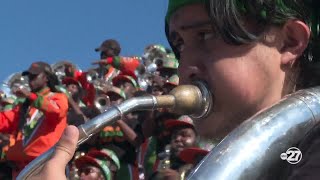 Rickards High alumni in FAMU Marching 100 play for memory of classmate who died in car accident [upl. by Zohar423]