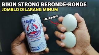 Ternyata Begini Khasiat Minum Susu Beruang Dicampur Telur Bebek  BIKIN STRONG ‼️ [upl. by Lally]