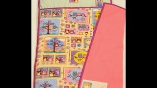 Como hacer una bolsa de dormir con la técnica de Quilting y Patchwork [upl. by Aihsram738]