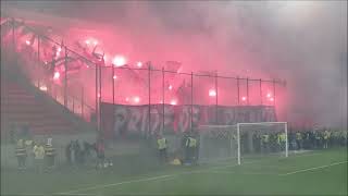 Spartak Trnava  Wisla Krakow 882024 ultras  pyro [upl. by Hafirahs529]