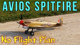 Avios Spitfire Mkvb RC Airplane No Flight Plan [upl. by Wilhelmina]