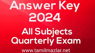 12th BioZoology Quarterly Answer Key 2024English Medium [upl. by Erland]