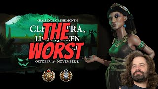 Civ 6  Emo Cleo Zombie queen Egypt Deity Civilization 6 [upl. by Ominoreg712]