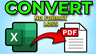 How to Convert Excel to PDF Without Losing Formatting [upl. by Clayberg]