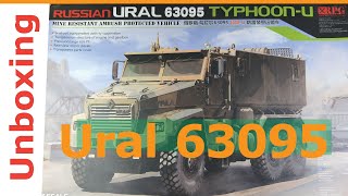 Battle Truck RPG Model Ural 63095 Unboxing and First Cut [upl. by Noirret]