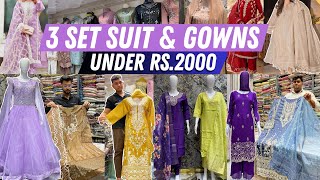 Nakhuda Mohalla Market  Gown amp 3 Set Suit for Rs1000😱 Online Available Cheapest Market in Mumbai [upl. by Etirugram]