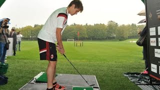 Montolivo e Albertazzi per Milan Foundation Charity Golf Challenge  AC Milan Official [upl. by Acisey]