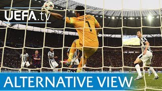 Buffon  Amazing save in 2015 Champions League final  Watch from every angle [upl. by Nnaeilsel]