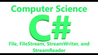 File FileStream StreamWriter and StreamReader  Coding in C [upl. by Ezirtaeb530]