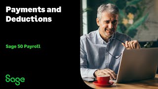 Sage 50 Payroll UK  Payments and Deductions [upl. by Anertal60]