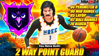 NEW 2 WAY 64 BUILD With MAX WINGSPAN Can DO IT ALL in NBA 2K24 SEASON 7 [upl. by Attevaj]