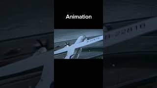 Animation Vs Real life 2 TransAsia Airways flight 235 planes crash [upl. by Tome]