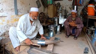 Old Man Making Drinking Pot FROM Stainless steel  my wonderful skills [upl. by Aikcir]