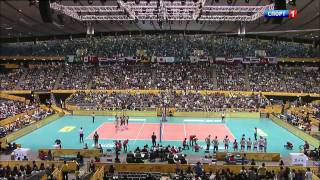 2010 FIVB Womens World Championship Final  Russia vs Brasil clip1 [upl. by Laehcim]