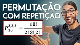 Permutação com Repetição Parte 1  Curso COMPLETO de Análise Combinatória 05 [upl. by Niwred]