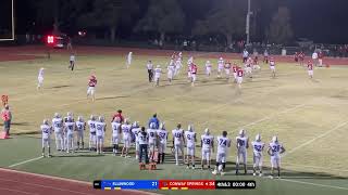 EHS Varsity Football vs Conway Springs [upl. by Bringhurst]