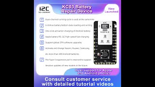 I2C KC03 Battery repair device tutorial Video [upl. by Salli279]