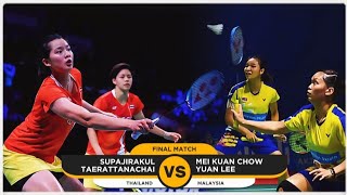 Puttita SupajirakulSapsiree Taerattanachai vs Mei Kuan ChowMeng Yean Lee  Polish Open Badminton [upl. by Eniamahs112]