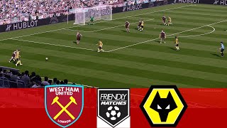 Wolves vs West Ham  Friendly Match 2024 ⚽ Full Match Highlights En Vivo Resumen⚽ [upl. by Balkin43]