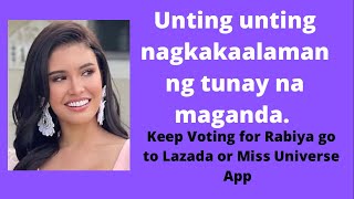 Miss Universe Philippines Rabiya Mateo Unting Unting nagkakaalaman ng tunay na Ganda Miss Universe [upl. by Nahem]