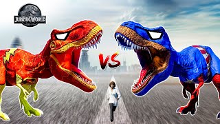 Megalodon quotHUNT amp FIGHTquot vs ALL Marine reptiles  Spinosaurus  JWE 2 Park Managers Collection Pack [upl. by Joash]