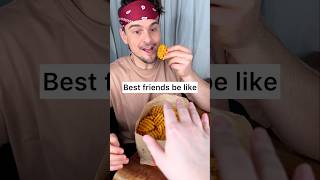 How to enjoy WAFFLE FRIES with bbq SAUCE and your best friend properly😎❤️🍟 CHEFKOUDY [upl. by Glanville218]