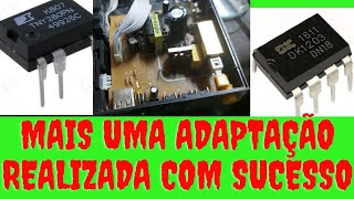 Como Adaptar TNY280PN No Lugar Do CI DK1203 Fonte De Dvd Queimou O CI [upl. by Hilly]