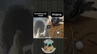 Mojang VS Modders be like minecraft minecraftshorts minecraftmeme [upl. by Dallman]