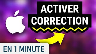 Activer le correcteur orthographique automatique sur MacOS [upl. by Adaurd425]