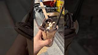 Chocolate Oreo shake😋🥵 chocolate shake oreo streetfood indianfood food foodies chocochip [upl. by Kallista]