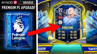 FIFA 23 50 x Premium Premier League TOTS Upgrade Packs [upl. by Dnob]