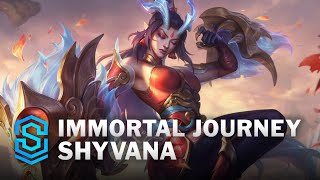 Immortal Journey Shyvana Skin Spotlight  League of Legends [upl. by Alyak]