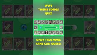 Guess WWE Superstars By Their Theme Songs 🎶✅🔊 wwe wwequiz [upl. by Anod]