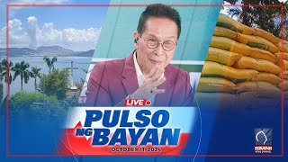 LIVE Pulso ng Bayan with Admar Vilando at Jade Calabroso  Oct 11 2024 [upl. by Worrell991]