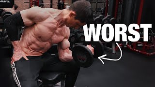 Biceps Exercises Ranked BEST TO WORST [upl. by Rotsen491]