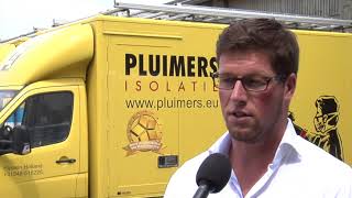 Isoleren plafonds kelder met HR IsoSpray PURschuim [upl. by Nawtna168]