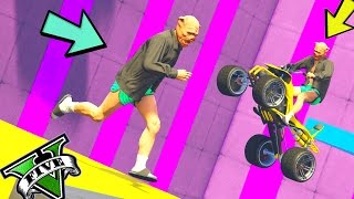 GTA 5 ONLINE 🐷 LTS 🐷N100🐷 PARKOUR VS TUTTO  🐷 GTA 5 ITA 🐷 DAJE [upl. by Carder]