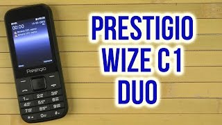 Распаковка Prestigio Wize C1 Duo Black [upl. by Alakcim]