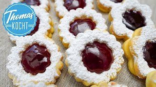 Spitzbuben Weihnachtsplätzchen selber backen meine neuen Lieblingsplätzchen [upl. by Sunshine]