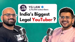 Income Of Legal Youtuber in India I Ft YGLAW [upl. by Egwan]